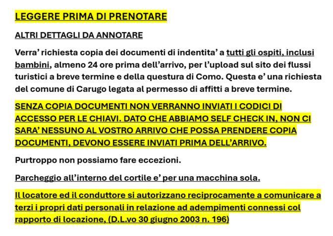 Appartamento Casa Lucia A Carugo Esterno foto